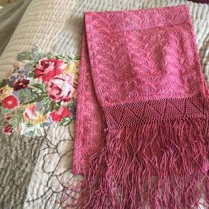 New scarf in embroidery textile